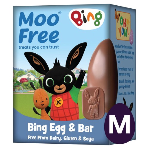 Moo Free Bing Egg 60g + Choccy Bing bar 20g