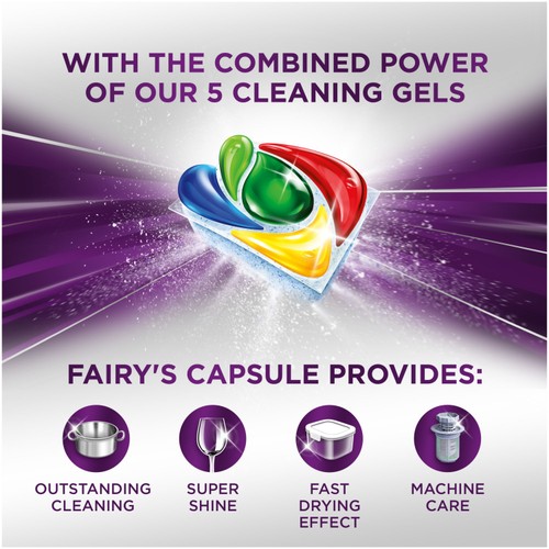 Fairy 30 Minute Miracle Dishwasher Tablets 82ct thumbnail 3