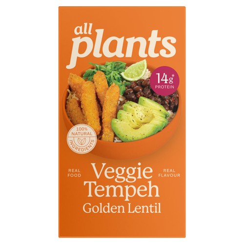 all plants Veggie Tempeh Golden Lentils thumbnail 2