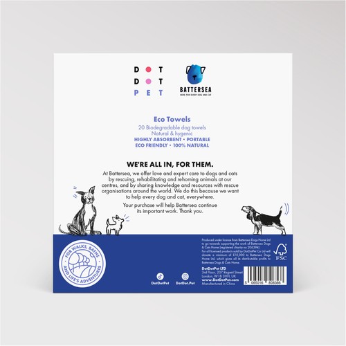 DotDotPet Battersea Eco Dog Towels thumbnail 4