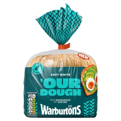 Warburtons Soft White Bread with Sourdough