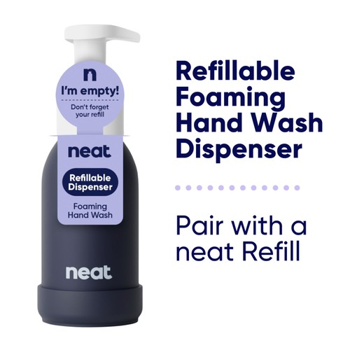 Neat Refillable Foaming Hand Wash Bottle Midnight