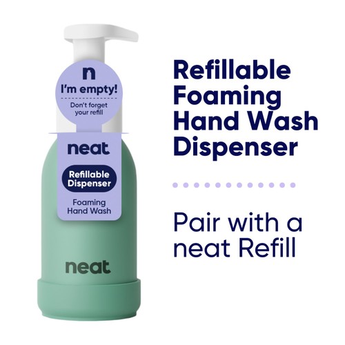 Neat Refillable Foaming Hand Wash Bottle Sage