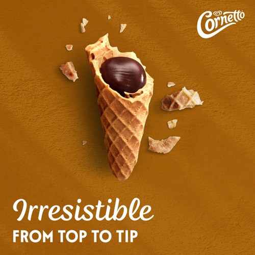 Cornetto Soft Caramel Ice Cream Cones thumbnail 2