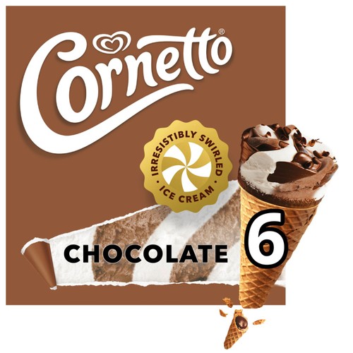 Cornetto Chocolate Ice Cream Cones