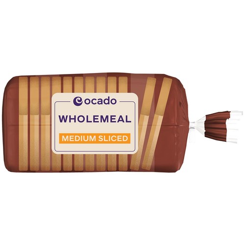 Ocado Wholemeal Medium Sliced Bread