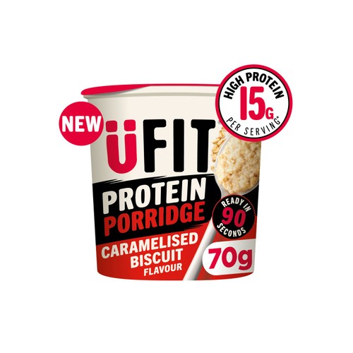 UFIT Protein Caramelised Biscuit Porridge Cereal Pot