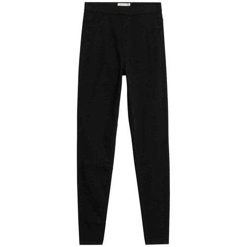 M&S Womens Pull on High Waisted Jegging, 8, Black thumbnail 2