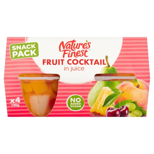 Nature's Finest Fruit Pots Fruit Cocktail