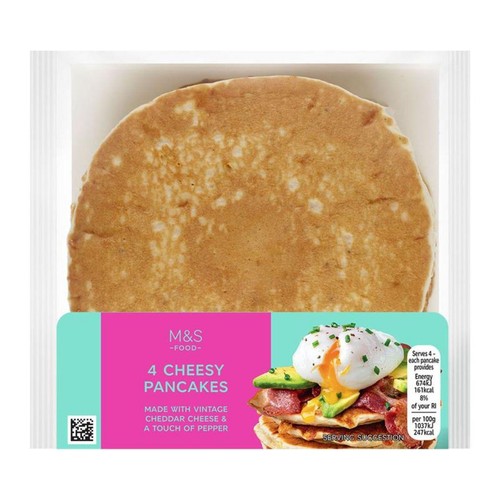 M&S 4 Cheesy Pancakes thumbnail 3