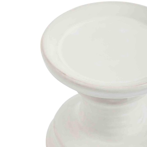 M&S Ceramic Pillar Candle Holder, White thumbnail 5