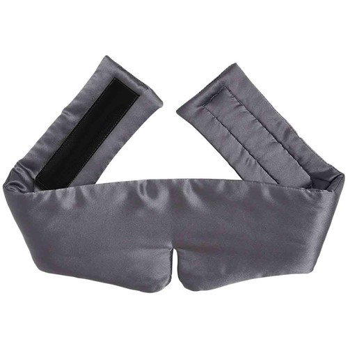 M&S Ultimate Comfort Pure Mulberry Silk Eye Mask, Charcoal thumbnail 2
