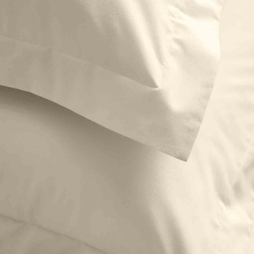 M&S Cotton Rich Oxford Pillowcases, Light Cream thumbnail 2