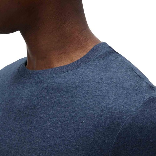M&S Mens Pure Cotton Crew Neck T-Shirt, M, Denim thumbnail 5