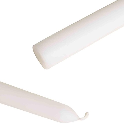 M&S Tapered Dinner Candles, White thumbnail 3