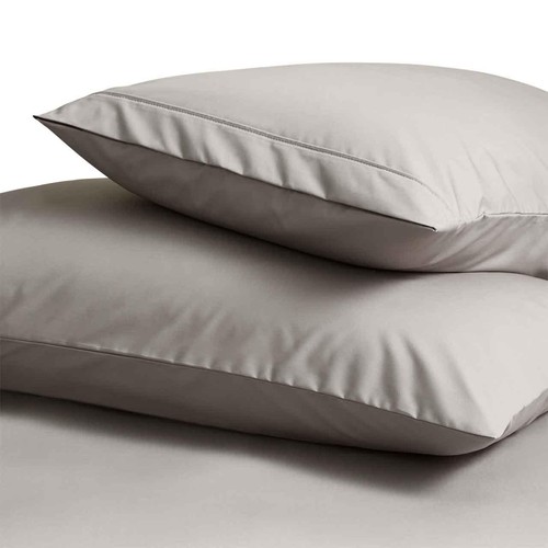 M&S Egyptian Cotton 230 Thread Count Pillowcases, Smoke