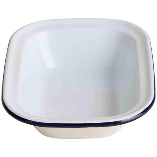 M&S Enamel 24cm Pie Dish, Dark Blue