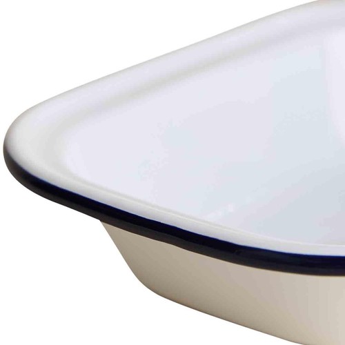 M&S Enamel 24cm Pie Dish, Dark Blue thumbnail 3