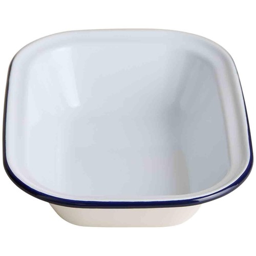 M&S Enamel 28cm Pie Dish, Dark Blue