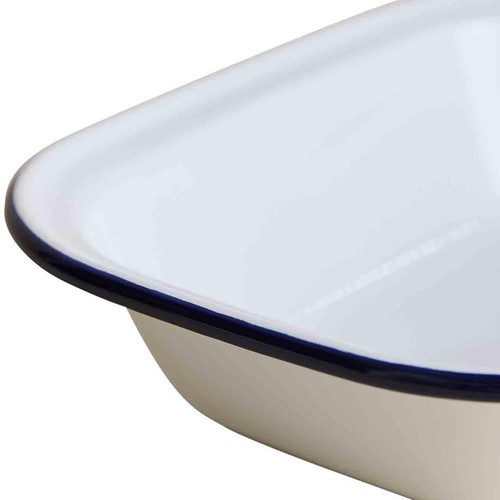M&S Enamel 28cm Pie Dish, Dark Blue thumbnail 3