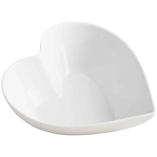 M&S Maxim Small Heart Serving Bowl, White thumbnail 2