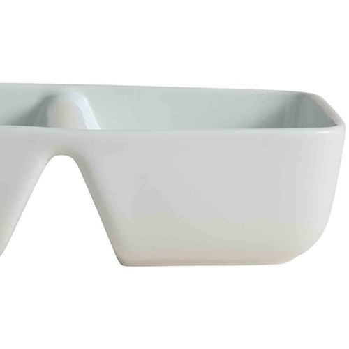 M&S Maxim Three Part Divided Dish, White thumbnail 3