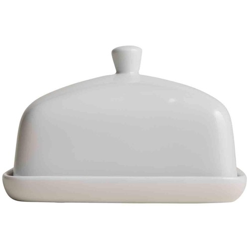 M&S Maxim Butter Dish, White
