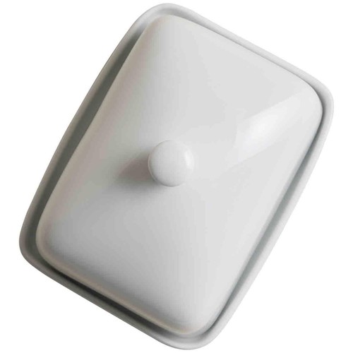 M&S Maxim Butter Dish, White thumbnail 2
