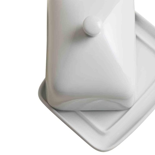 M&S Maxim Butter Dish, White thumbnail 5