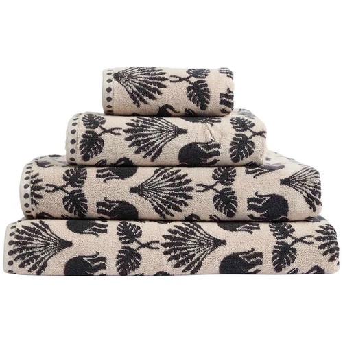 M&S Pure Cotton Elephant Palm Towel, Bath Towel, Charcoal thumbnail 2