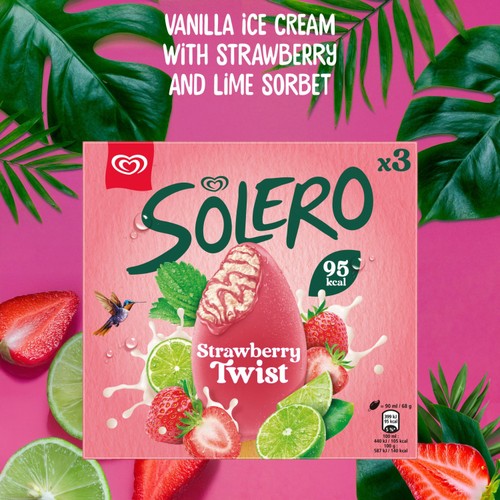 Solero Strawberry Twist Ice Cream Sticks thumbnail 5