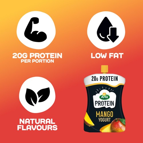 Arla Protein Mango Yogurt Pouch thumbnail 2