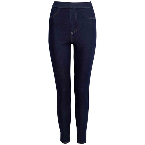 M&S High Waisted Jegging, 8, Dark Indigo
