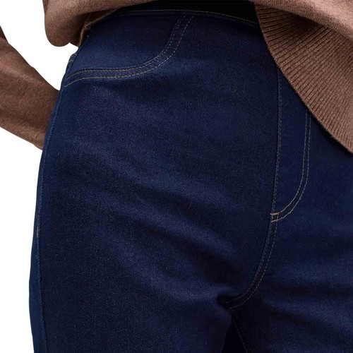 M&S High Waisted Jegging, 8, Dark Indigo thumbnail 7