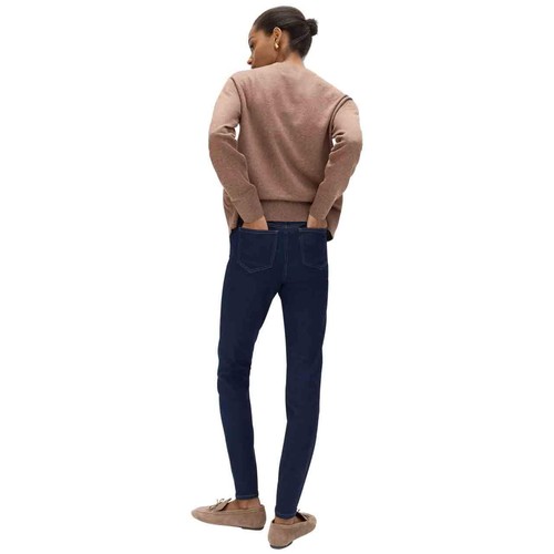 M&S High Waisted Jegging, 12, Dark Indigo thumbnail 6