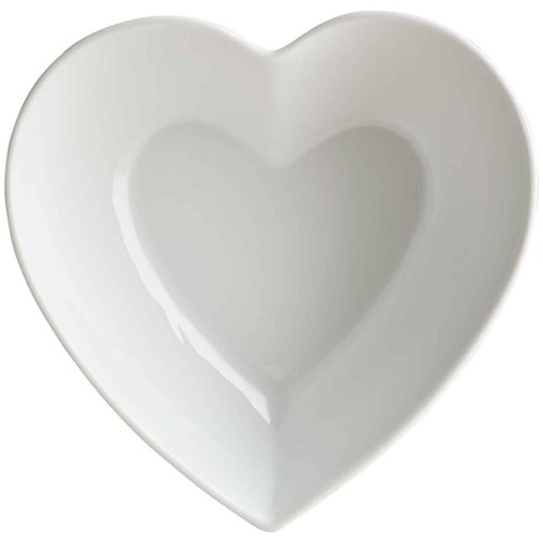 M&S Maxim Medium Heart Serving Bowl, White thumbnail 3