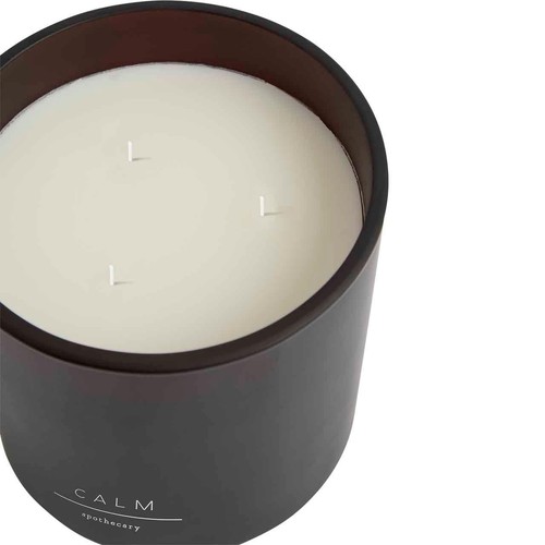 M&S Calm 3 Wick Candle, Amber thumbnail 2
