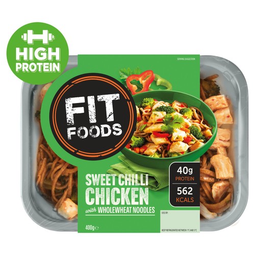 Fit Foods High Protein Sweet Chilli Chicken & Whole Wheat Noodles