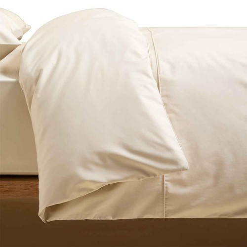 M&S Egyptian Cotton 230 Thread Count Duvet Cover, Single (3 ft), Champagne