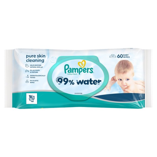 Pampers 99% Water Wipes