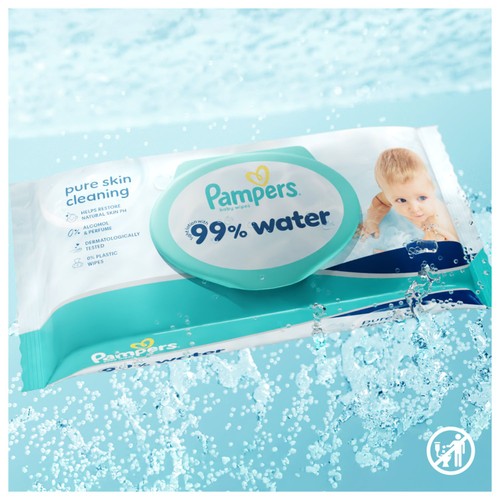 Pampers 99% Water Wipes thumbnail 2