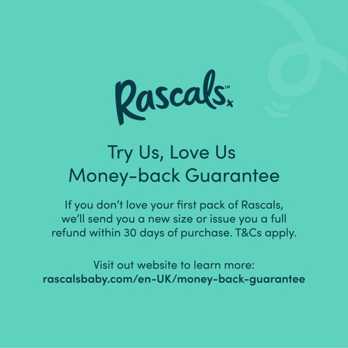 Rascals Premium Nappies, Size 3 (6-11kg) thumbnail 3