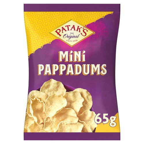 Pataks Plain Mini Pappadums
