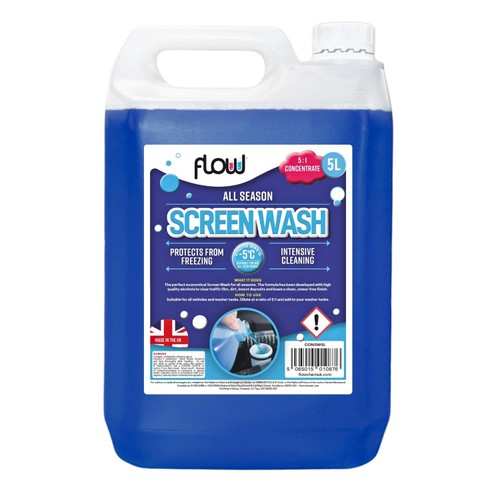 Flow Blue 5L Concentrate Screen Wash