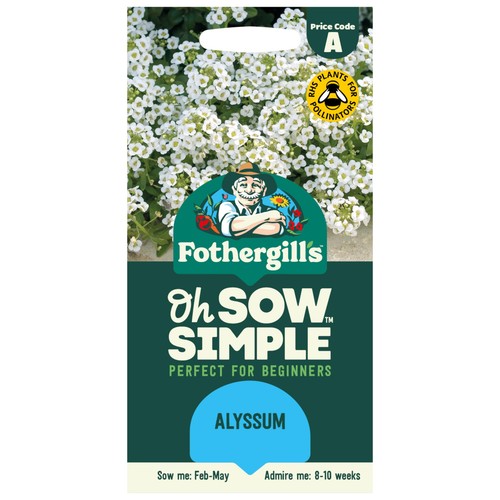 Mr Fothergills Seeds Oh Sow Simple Alyssum