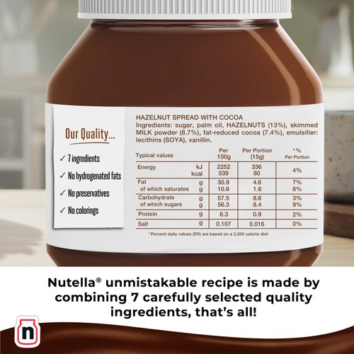 Nutella Hazelnut Chocolate Spread thumbnail 6