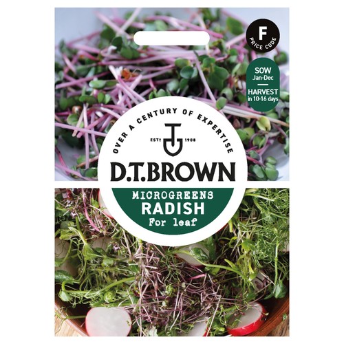 Mr Fothergills Seeds DT Brown Radish For Leaf