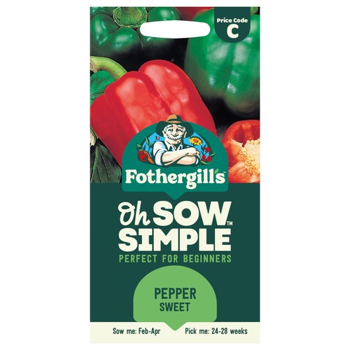 Mr Fothergills Seeds Oh Sow Simple Pepper Sweet