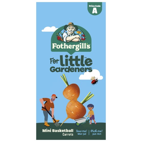 Mr Fothergills Seeds Mini Basketball Carrots
