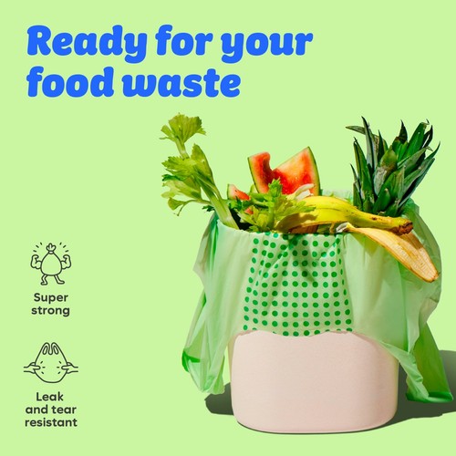 Who Gives A Crap Compostable Food Waste Bags 11L thumbnail 2
